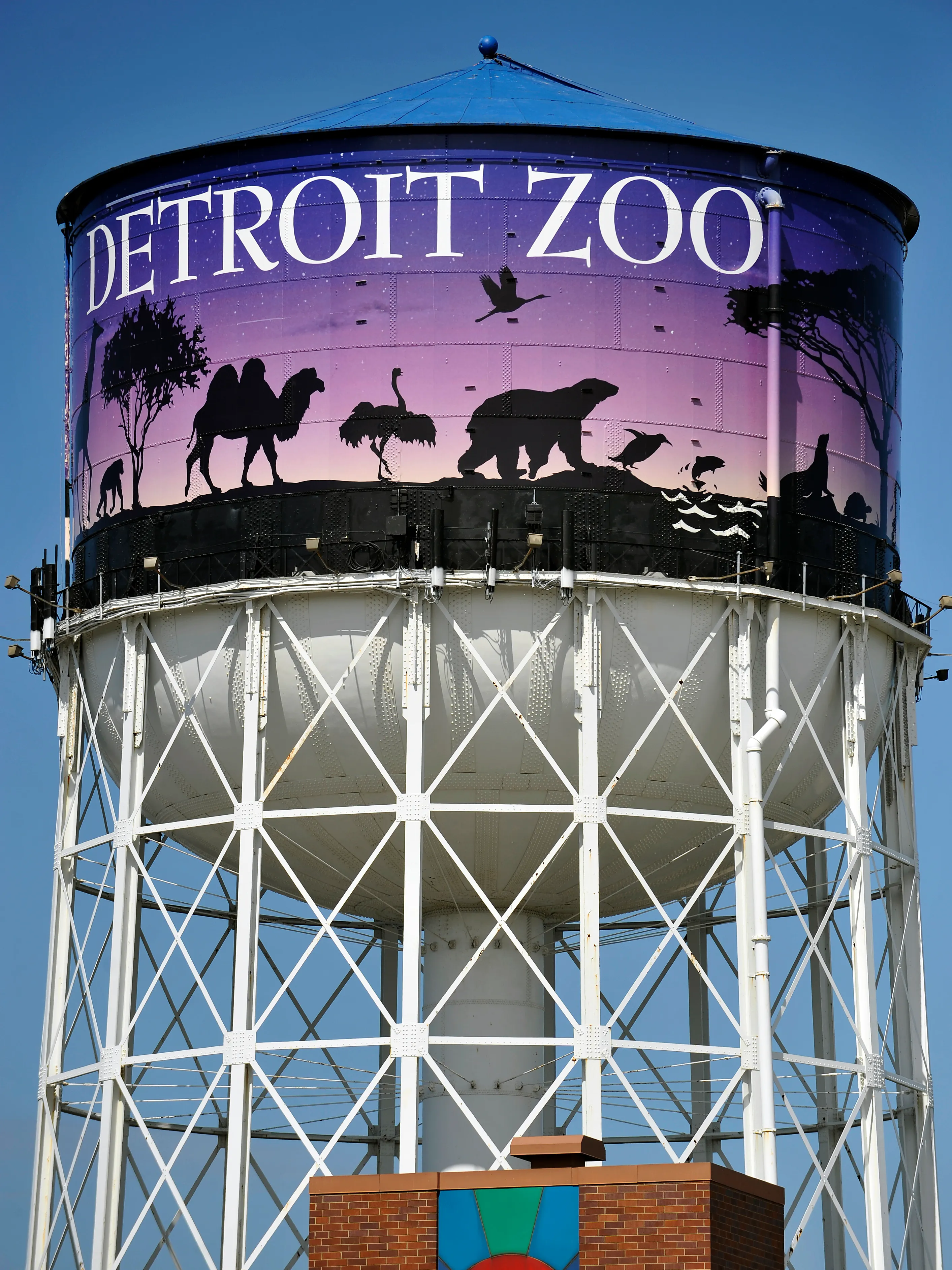Detroit Zoo Old Water Tower Design